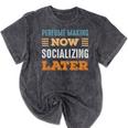 Perfume Making Now Minimal Socializing Introvert Vintage Mineral Wash Tshirts Mineral Black