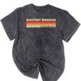 Personal Christmas Retro Vintage Graduation Assistant Manager Job Title Profession Birthday Worker Mineral Wash Tshirts Mineral Black