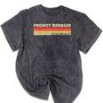 Personal Christmas Retro Vintage Graduation Project Manager Job Title Profession Birthday Worker Mineral Wash Tshirts Mineral Black