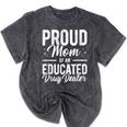 Pharmacy Graduation Pharmacist Educated Drug Dealer Mom Mineral Wash Tshirts Mineral Black