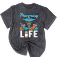 Pharmacy Life Pharmacist Chemist Student PharmD Graduation Mineral Wash Tshirts Mineral Black