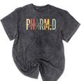 PharmD Doctor Of Pharmacy Student Pharmacist Graduation Mineral Wash Tshirts Mineral Black