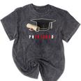 PhD Graduation Celebration For Finished Phd Grad Men Women Mineral Wash Tshirts Mineral Black