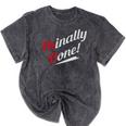 Phinally Done PhD T Shirt Graduation Mineral Wash Tshirts Mineral Black