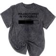 Phlebotomist In Progress Phlebotomy School Graduation Mineral Wash Tshirts Mineral Black