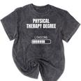 Physical Therapy Degree Loading Student Graduation Mineral Wash Tshirts Mineral Black