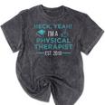 Physical Therapy Graduation Shirt PT Student DPT Grad Mineral Wash Tshirts Mineral Black