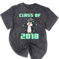 Pinguin Class 2018 Shirt Graduation Kids Graduate Mineral Wash Tshirts Mineral Black