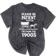 Playful Slow Pace Please Be Patient I'm From The 1900s Mineral Wash Tshirts Mineral Black Playful Slow Pace Please Be Patient I'm From The 1900s Mineral Wash Tshirts Mineral Black