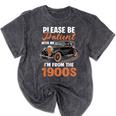 Please BePatient With-Me I'm From The 1900s Vintage Car Mineral Wash Tshirts Mineral Black