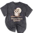 Please Chew Quieter Introvert Christmas Bird Lover Mineral Wash Tshirts Mineral Black Please Chew Quieter Introvert Christmas Bird Lover Mineral Wash Tshirts Mineral Black