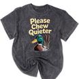 Please Chew Quieter Introvert Duck Lover Mineral Wash Tshirts Mineral Black Please Chew Quieter Introvert Duck Lover Mineral Wash Tshirts Mineral Black