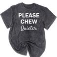 Please Chew Quieter Introvert Mineral Wash Tshirts Mineral Black Please Chew Quieter Introvert Mineral Wash Tshirts Mineral Black