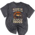 Please Be Patient I'm From The 1900s – Vintage Tape Premium Mineral Wash Tshirts Mineral Black