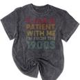 Please Be Patient With Me I'm From The 1900s Classic Vintage Mineral Wash Tshirts Mineral Black