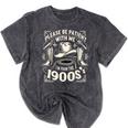 Please Be Patient With Me I'm From The 1900s Cowboy Quote Premium Mineral Wash Tshirts Mineral Black