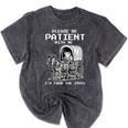 Please Be Patient With Me I'm From The 1900s Frog Mineral Wash Tshirts Mineral Black