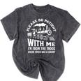 Please Be Patient With Me I'm From The 1900s Funny Old Train Premium Mineral Wash Tshirts Mineral Black