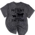Please Be Patient With Me I'm From The 1900s Husband Joke Mineral Wash Tshirts Mineral Black