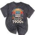 Please Be Patient I'm From The 1900s Retro Computer Geek PC Mineral Wash Tshirts Mineral Black
