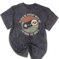 Please Be Patient With Me I'm From The 1900s Retro Gamer Mineral Wash Tshirts Mineral Black
