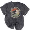 Please Be Patient With Me I'm From The 1900s Retro Gamer Premium Tri-Blend Mineral Wash Tshirts Mineral Black