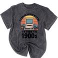Please Be Patient I'm From The 1900s Retro Vintage Computer Mineral Wash Tshirts Mineral Black