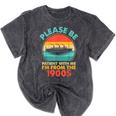 Please Be Patient I'm From The 1900s Ship Men Women Mineral Wash Tshirts Mineral Black