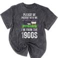 Please Be Patient With Me I'm From The 1900s Vintage Ox Mineral Wash Tshirts Mineral Black