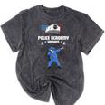 Police Academy Graduate Shirt Police Academy Graduation Gift Mineral Wash Tshirts Mineral Black