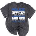 Police Officer Saying Academy Graduation Women Men Mineral Wash Tshirts Mineral Black