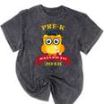 Pre-K Graduation 2018 Cute Owl Mineral Wash Tshirts Mineral Black