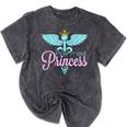 Pre-Med Women Pre Med Princess Graduation Mineral Wash Tshirts Mineral Black