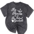 Pre-School Graduation For Girls Mineral Wash Tshirts Mineral Black