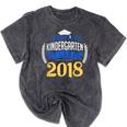 Pre School Graduation Shirts Graduate Grad 2018 Mineral Wash Tshirts Mineral Black