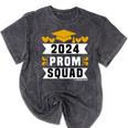 Prom Squad 2024 High School Graduation Party Premium Mineral Wash Tshirts Mineral Black