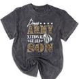 Proud Army National Guard Son National Guard Graduation Mineral Wash Tshirts Mineral Black