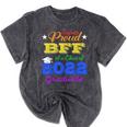 Proud Bff Of 2022 Graduate Class 2022 Graduation Family Mineral Wash Tshirts Mineral Black