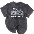 Proud Class Of 2022 Graduate Graduation Mineral Wash Tshirts Mineral Black