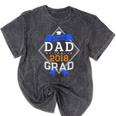 Proud Dad Of A 2018 Graduate Graduation Grad Mineral Wash Tshirts Mineral Black