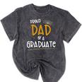Proud Dad Of A Class Of 2021 Graduate Graduation Mineral Wash Tshirts Mineral Black