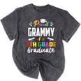 Proud GRAMMY Of A 5th Grade Graduate Graduation 2024 Senior Mineral Wash Tshirts Mineral Black