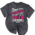 Proud Grandma Of a 2018 Senior Tshirt Graduation Mineral Wash Tshirts Mineral Black