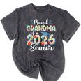 Proud Grandma Of a 2026 Graduate For Family Graduation Mineral Wash Tshirts Mineral Black