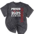 Proud Grandma Of A Class Of 2025 Senior Graduation 25 Mineral Wash Tshirts Mineral Black