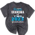 Proud Grandma Of Two 2023 Graduate Class 2023 Graduation Mineral Wash Tshirts Mineral Black