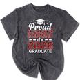 Proud Grandparent Of A 2026 Graduate Class Of Graduation Mineral Wash Tshirts Mineral Black