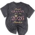 Proud Granny Of A 2026 Senior Graduate Graduation Mineral Wash Tshirts Mineral Black
