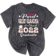Proud Great Grandma Of 2022 Graduate Class 2022 Graduation Mineral Wash Tshirts Mineral Black