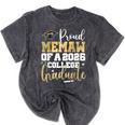 Proud Memaw Of 2026 Graduate College Graduation Mineral Wash Tshirts Mineral Black